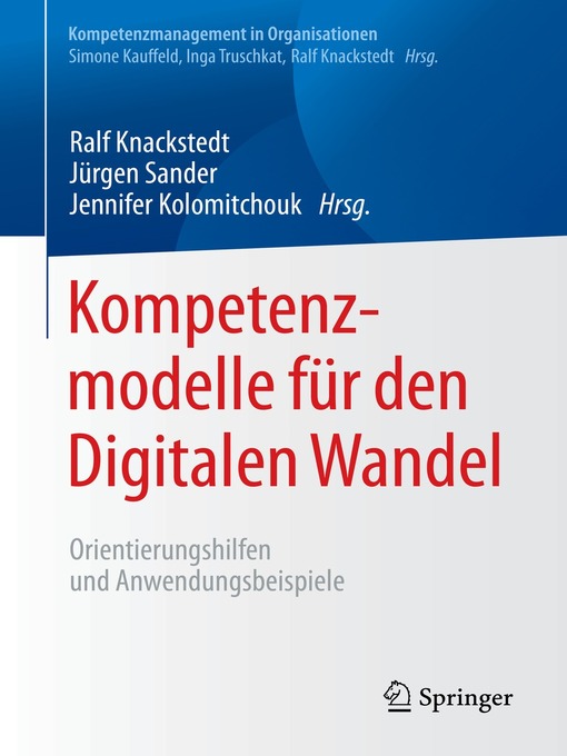 Title details for Kompetenzmodelle für den Digitalen Wandel by Ralf Knackstedt - Available